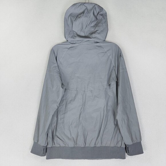Imperial Motion Jacket Womens Small Silver Gray Camber Reflective Hooded Zip Up - Picture 13 of 16